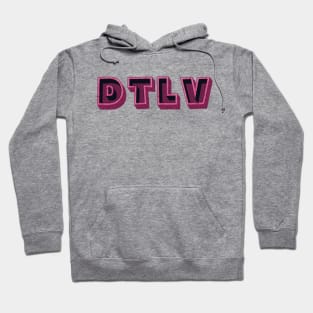 Downtown Las Vegas DTLV 3D Eggplant Hoodie